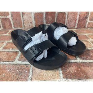 Sandals by Landshark--- Men, Size 10  Black/Grey Camo Style Brand New with Box